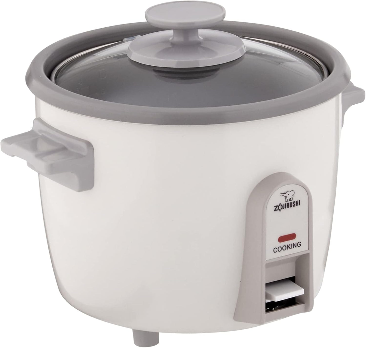 Zojirushi 3-Cup Rice Cooker & Steamer - Perfectly Cooked Rice Every Time | White Finish