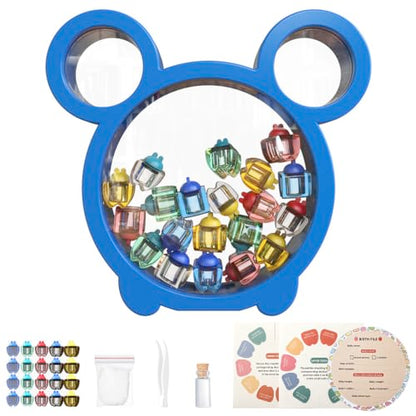 Baby Tooth Fairy Storage Box with Capsules & Keepsake Jar - Cute Baby Teeth Keepsake