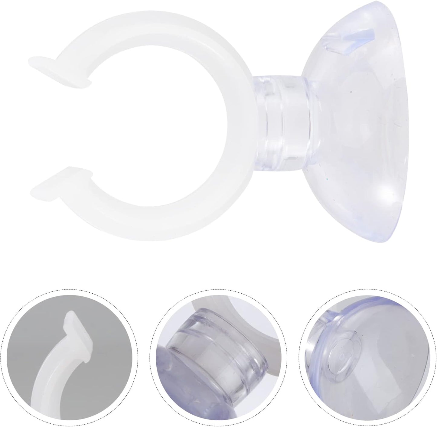 Uonlytech Candle Holders - 12 Pcs Suction Cup Tapered Cone Design for Christmas Decor | Versatile Stand