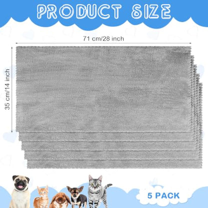 Guinea Pig Cage Liner - Waterproof Fleece Mat, Gray, 14x28 Inches, Classic Variation