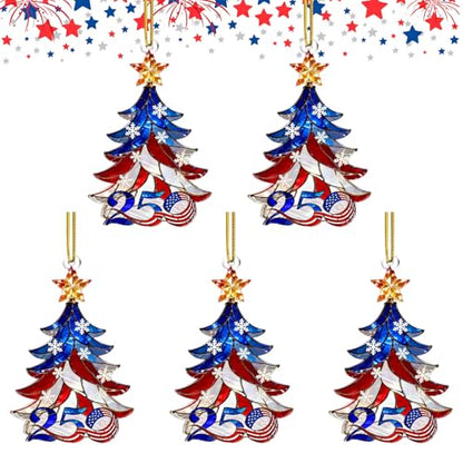 Independence Day USA 250th Anniversary Patriotic Ornament - Red White Blue Decor