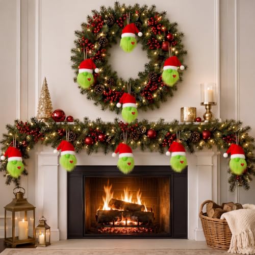 24 Pcs Christmas Gnome Ornaments Set - Festive Hanging Decor for Holiday Tree