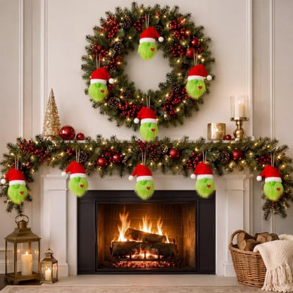 24 Pcs Christmas Gnome Ornaments Set - Festive Hanging Decor for Holiday Tree