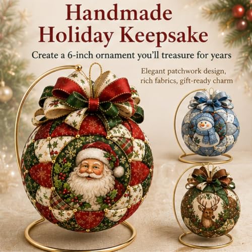 Christmas Classics Patchwork Ornament DIY Kit - Nutcracker Variation