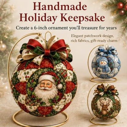 Christmas Classics Patchwork Ornament DIY Kit - Nutcracker Variation