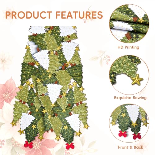 Christmas Tree Table Runner 14x36 Inch Winter Holiday Linens Decor - Variation of This Listing