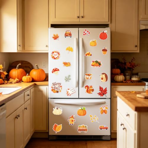 Fall Fridge Magnets Decorations - 27 Autumn Refrigerator Car Decor - Fall Style