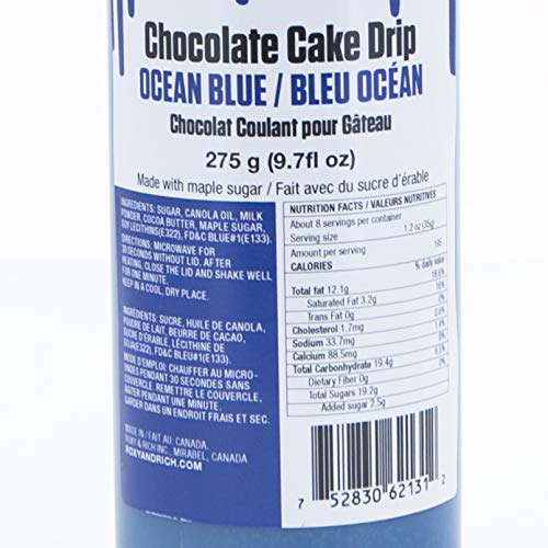 Roxy and Rich Chocolate Cake Drip 275 Grams, Ocean Blue