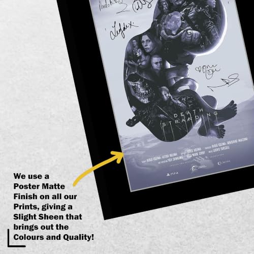 Death Stranding Signed Printed Photo US Letter Unframed - Video Game Fan Gift (ID-014204)