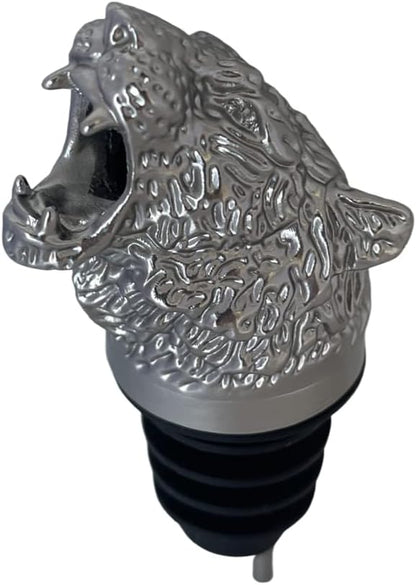 Tiger Wine Aerator Pourer Spout – Funny Wine Gift for Men & Women – Novelty Animal Wine Accessory for Parties & Home Bar