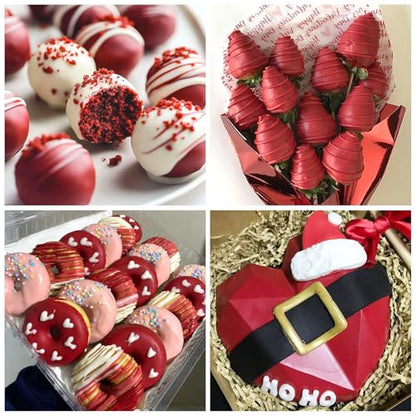 Christmas Red Oil Based Food Coloring – 2 fl oz Professional Grade Dye (Variation: Christmas Red) for Chocolate & Candy