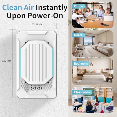 MONYEES 4-Pack Small Air Purifiers for Home & Bedroom Odor Dust Smoke