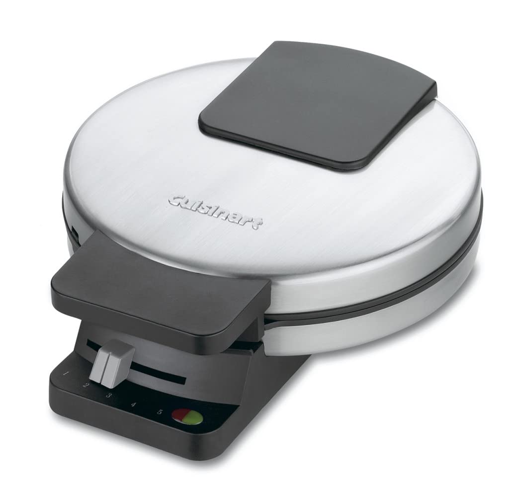 Cuisinart Classic Maker, Round Waffle, Silver & CCO-50BKN Deluxe Electric Can Opener, Black