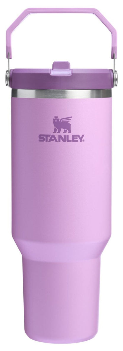 STANLEY IceFlow 2.0 Flip Straw Tumbler with Handle 40 oz | Twist On Lid and Flip Up Straw | Leakproof Water Bottle | Insulated Stainless Steel | BPA-Free | Lilac