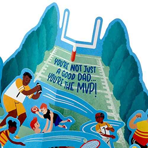 Hallmark Pop Up Fathers Day Card for Dad from Son or Daughter (Sports)