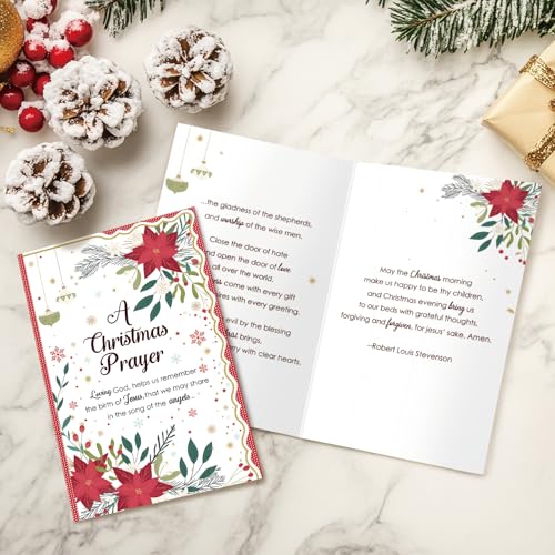 Religious Christmas Card for Man Woman with Poem - #1