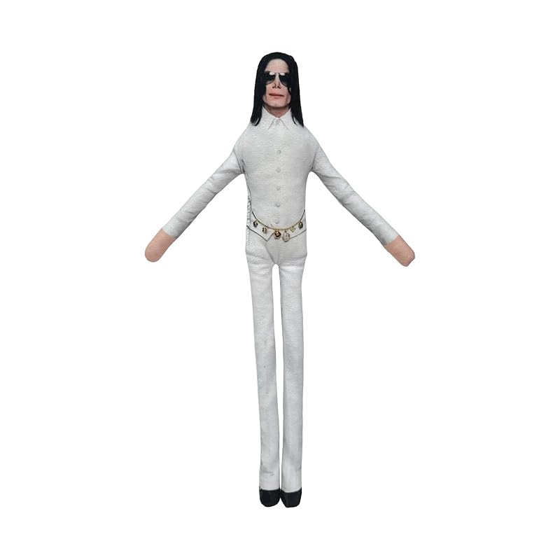 6pc Michael Plush Bendable Cartoon Doll Pillow — Soft Huggable Funny Toy