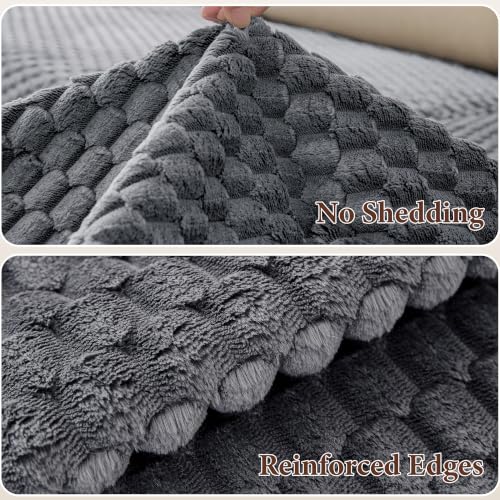 Waterproof Couch Cover for Dogs - Washable Non-Slip Sofa Protector - Dark Grey 35" x 70.9"