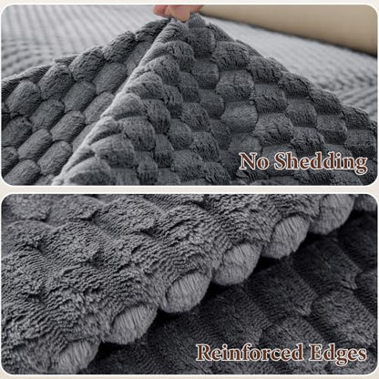 Waterproof Couch Cover for Dogs - Washable Non-Slip Sofa Protector - Dark Grey 35" x 70.9"