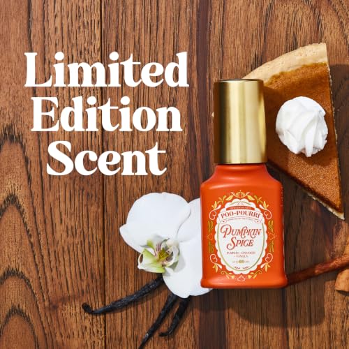 Pumpkin Spice Toilet Spray - 2 fl oz, Odor Trap, Plant-Based, Travel Size