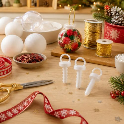 Christmas Foam Ornament Hanger Caps 100pcs Replacement Christmas Tree Decorations
