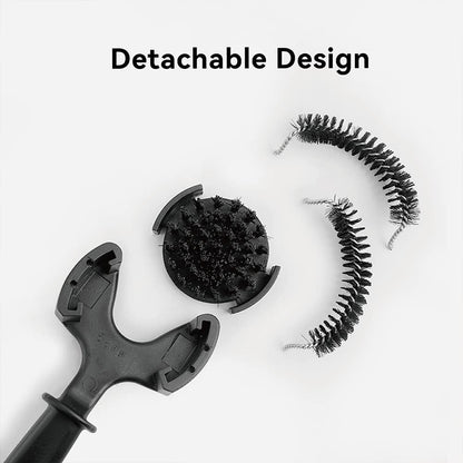 watchget Espresso Coffee Machine Cleaning Brush Espresso Group Head Cleaning Brush Detachable 360°Nylon Bristles Espresso Machine Cleaning Tool V2 58mm