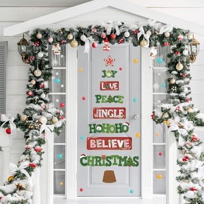Christmas Tree Window Clings Sticker Kit - Tree Variation