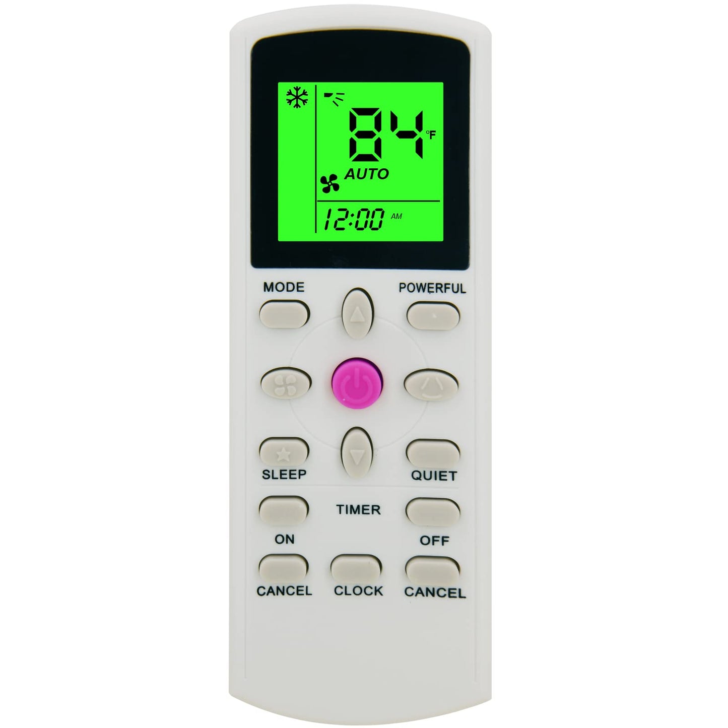 Replacement for DAIKIN Air Conditioner Remote Control FTKB09AXVJU FTKB12AXVJU FTKB18AXVJU FTKB24AXVJU FTKN09AXVJU FTKN12AXVJU FTKN18AXVJU FTKN24AXVJU FTXB09AXVJU FTXB12AXVJU FTXB18AXVJU FTXB24AXVJU