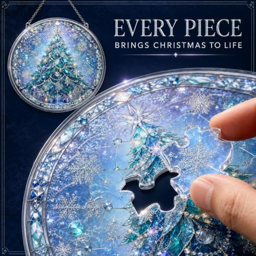 DIY Acrylic Puzzle Suncatcher Window Decor - Style11 7.4 Inch