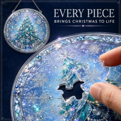 DIY Acrylic Puzzle Suncatcher Window Decor - Style11 7.4 Inch