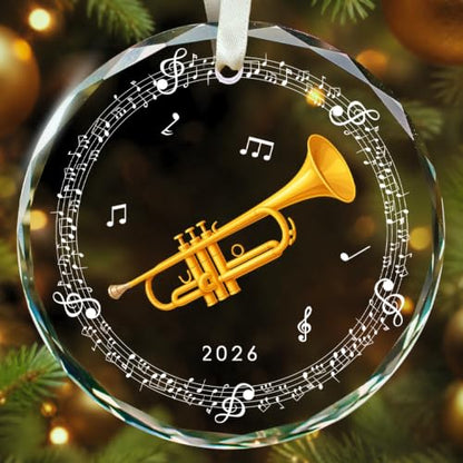 15 Trumpet Christmas Ornament Music Gift for Trumpet Lovers Kids Boys Girls