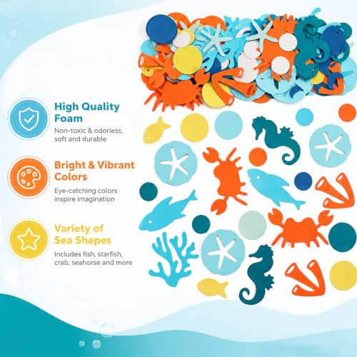 Ocean Party Confetti Table Scatter - Under the Sea Underwater Decor