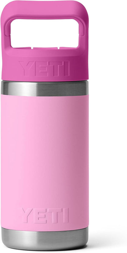 YETI Rambler Jr. 12 oz Kids Bottle - Durable Design with Straw Cap for Easy Hydration