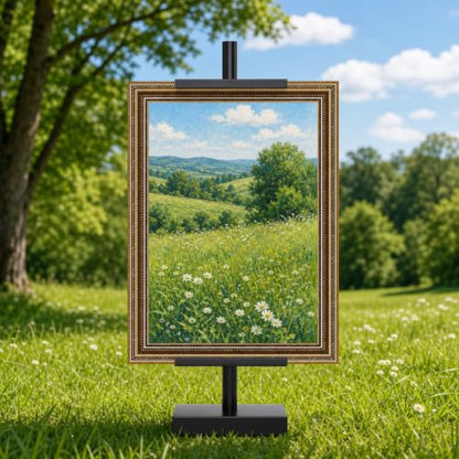 Adjustable Metal Tabletop Easel Stand for Art, Photos & Certificates