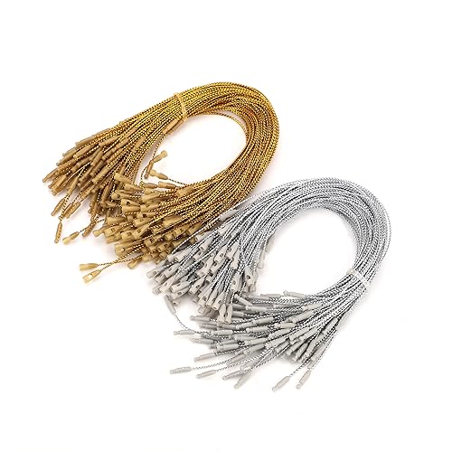 200pcs Christmas Ornament Hanger Strings with Snap Cord for Tree Decorations