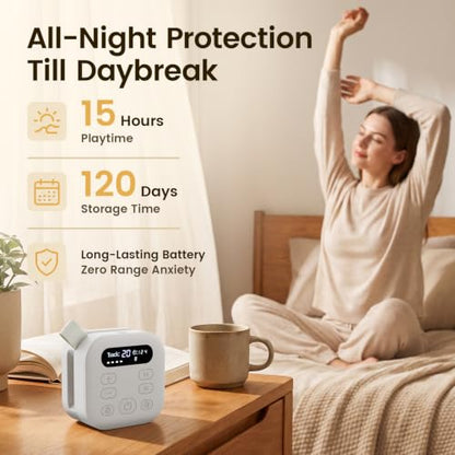 White Noise Machine for Baby & Adults with 43 Sounds, Night Light & Bluetooth
