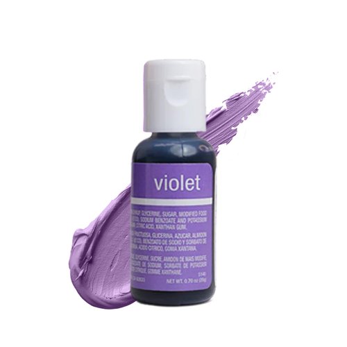 Chefmaster Violet Liqua-Gel® Food Coloring - Vibrant Professional-Grade Dye for Icing & Fondant | 0.70 oz