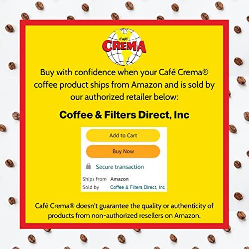 Café Crema Ground Coffee from Puerto Rico, 10 ounce can