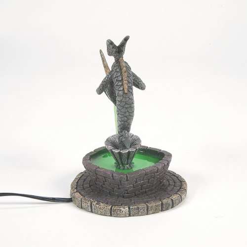 Department 56 | The Nightmare Before Christmas Town Square Fountain Figurine - 5 Inch, Multicolor
