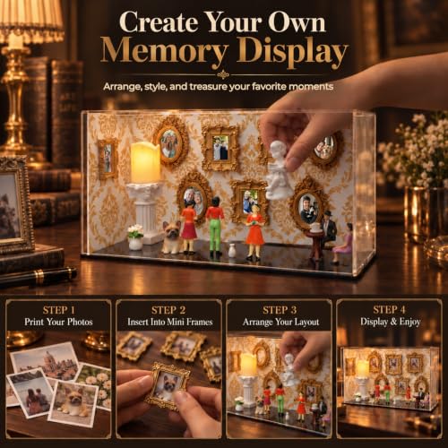 DIY Mini Shadow Box Frame Kit for Personalized Memory Display