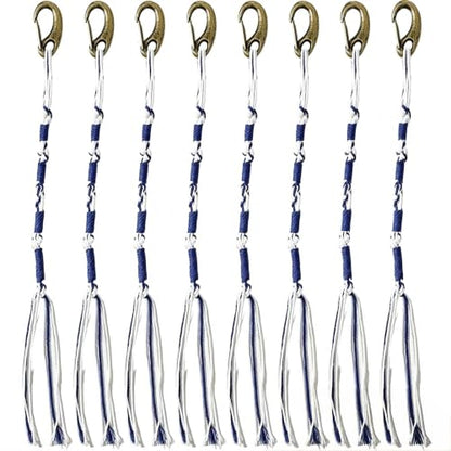 Jewish Tzitzit Tassels for Prayer Shawl - Blue & White Religious Fringes