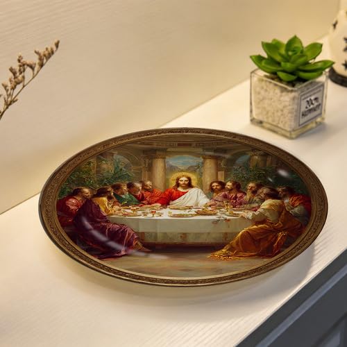 The Last Supper Classic Art Decor Melamine Plate 10.6 Inch Sign-45