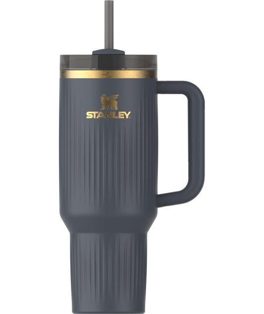 STANLEY Quencher H2.0 Tumbler with Handle and Straw 40 oz | Flowstate 3-Position Lid | Cup Holder Compatible for Travel | Insulated Stainless Steel Cup | BPA-Free | Fluted Twilight