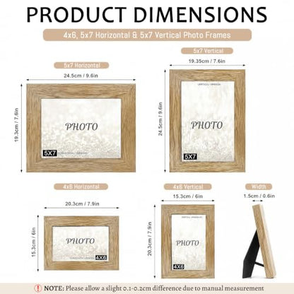 Children Personalized Engraved Wood Photo Frame 4x6 or 5x7 Custom Text & Picture