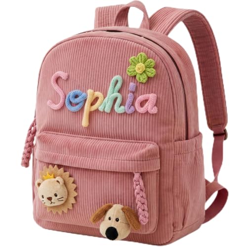 Personalized Corduroy Backpack with Name - Back to School Bag - Backpack a