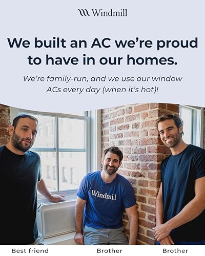 Windmill Window Air Conditioner - Quiet & Smart, Easy Install, Voice-Enabled, Remote & App Control AC Unit - 5,000 BTU Lite