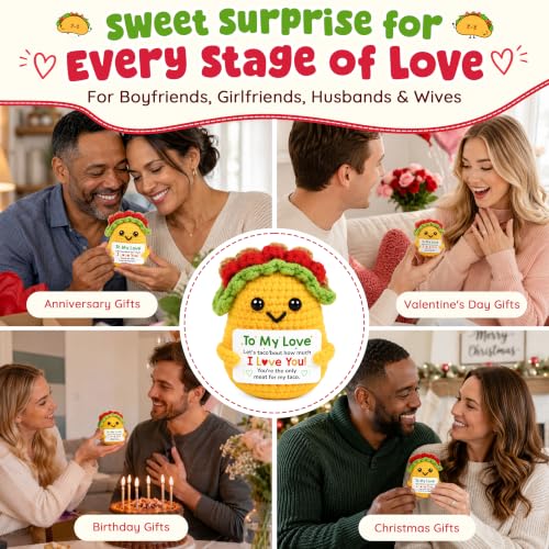 Yellow Taco Couple Gift - To My Love Anniversary Keepsake