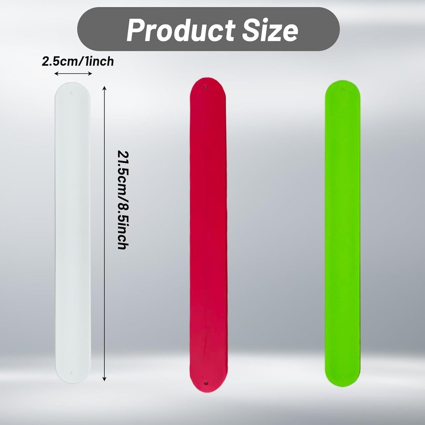 REDANHA Wrapping Paper Holder - 12 Silicone Covered Metal Strips for Gift Storage | Red, White, Green