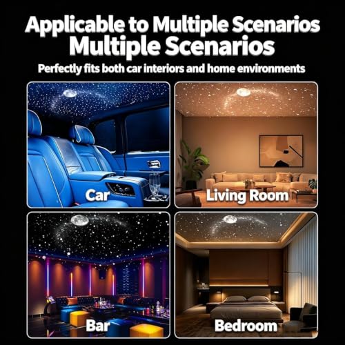 Christmas Night Sky Projector with 10 Films, 360° Adjustable HD Light