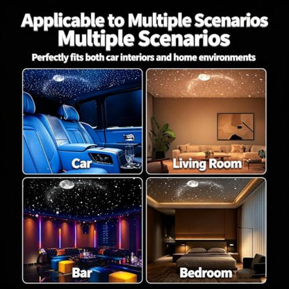 Christmas Night Sky Projector with 10 Films, 360° Adjustable HD Light